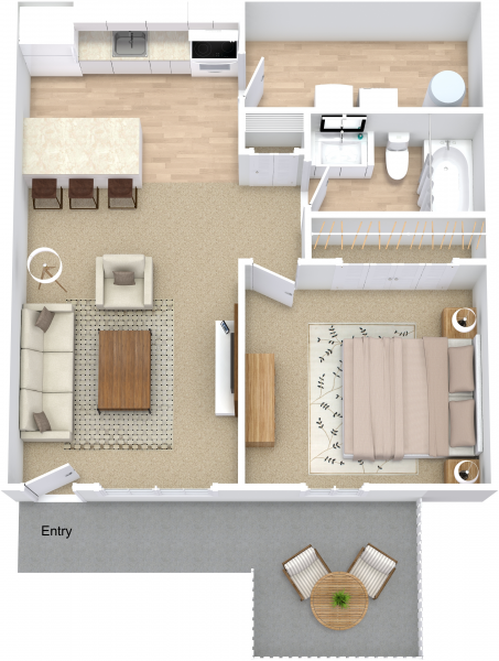 Wingwood Apartments One Bedroom